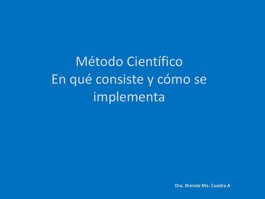 Método Científico 