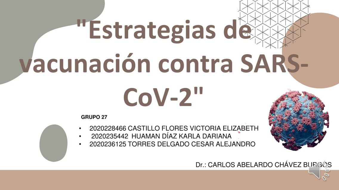 Estrategias de Vacunación Contra SARS-CoV-2