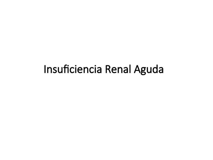 Insuficiencia Renal Aguda 