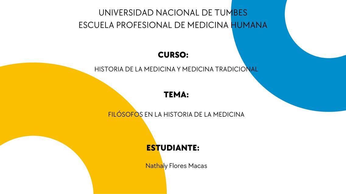 Filósofos de la Medicina