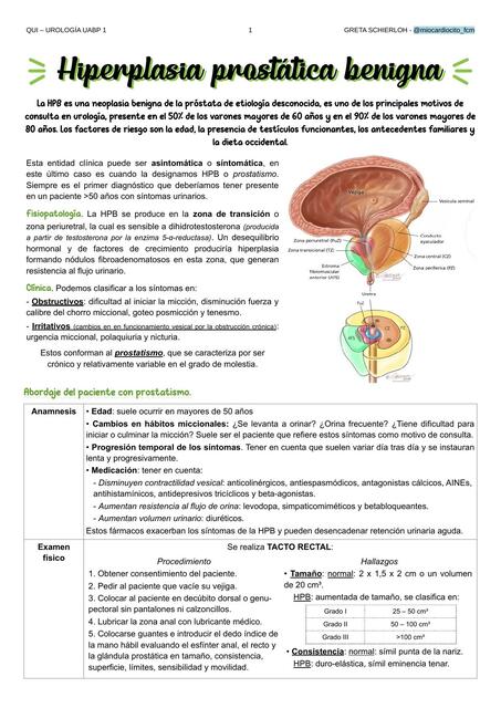 Hiperplasia prostática benigna