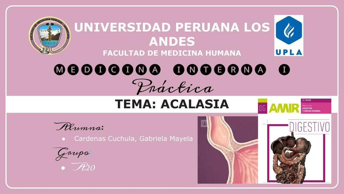 Acalasia 