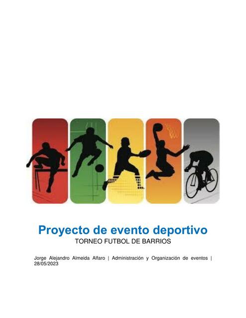 Proyecto de Evento Deportivo