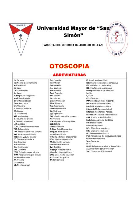 Otoscopia 