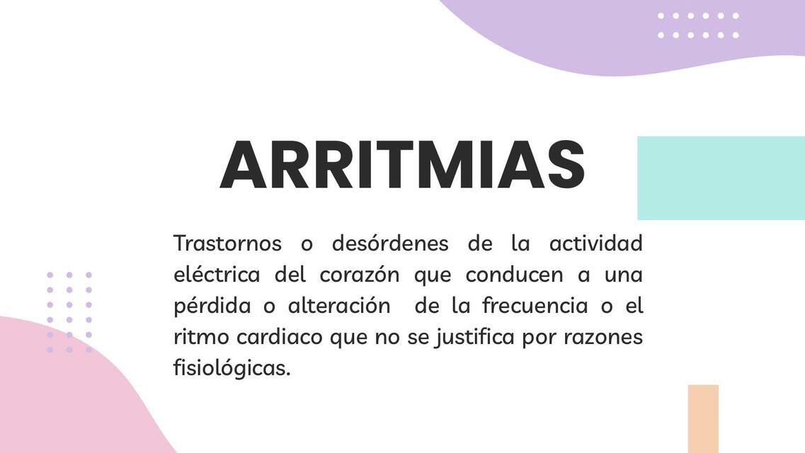 Arritmias Cardiacas 