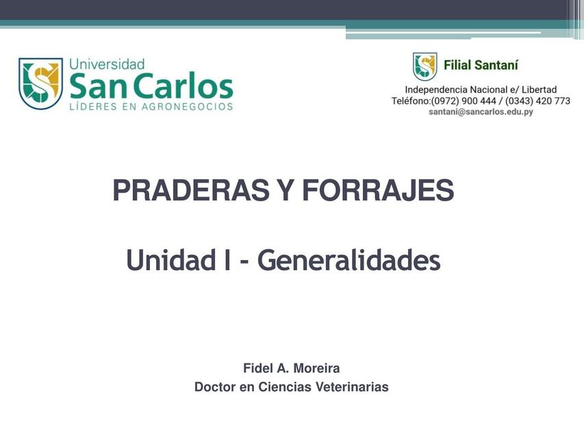 Praderas y Forrajes 