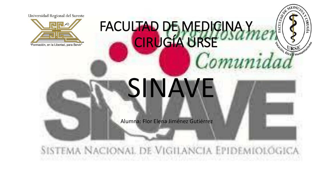 SINAVE sistema nacional de vigilancia epidemiológica 