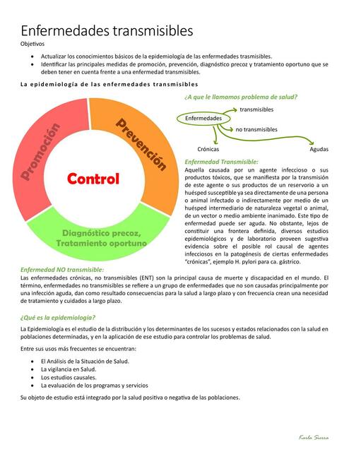 Enfermedades transmisibles