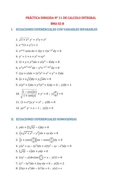 Práctica dirigida No. 11 de cálculo integral BMA 02-B