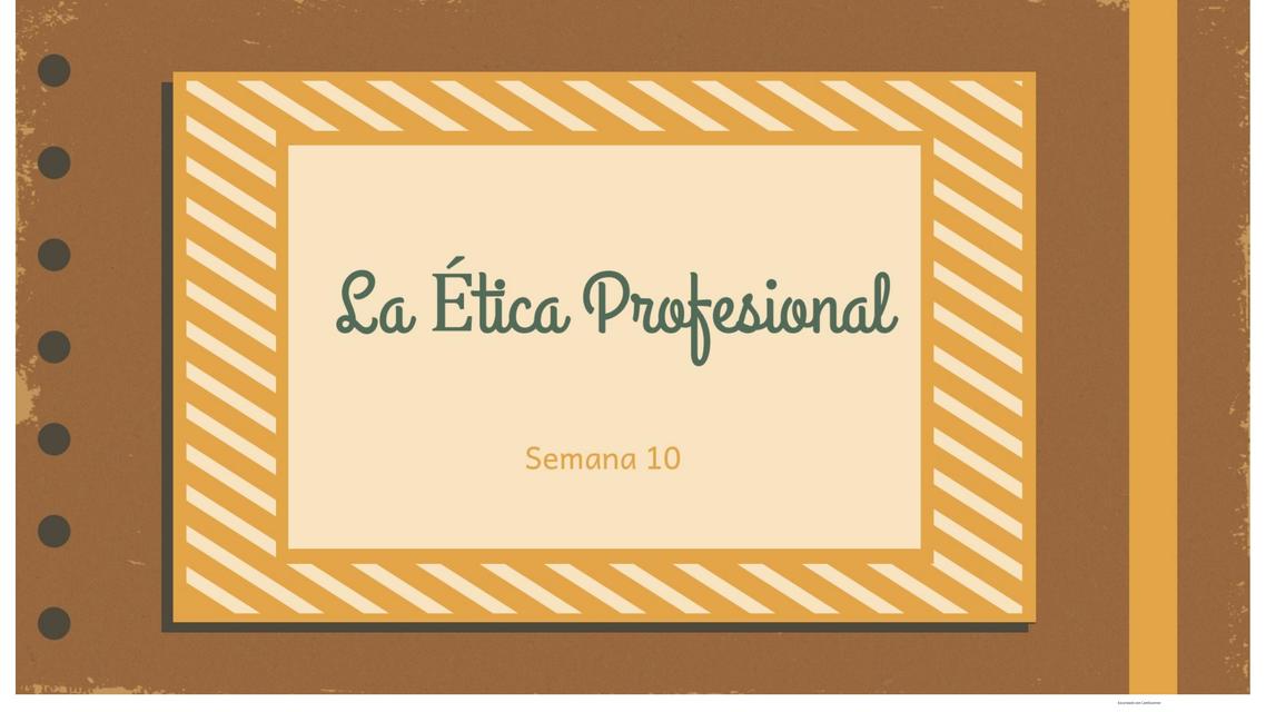 Ética profesional