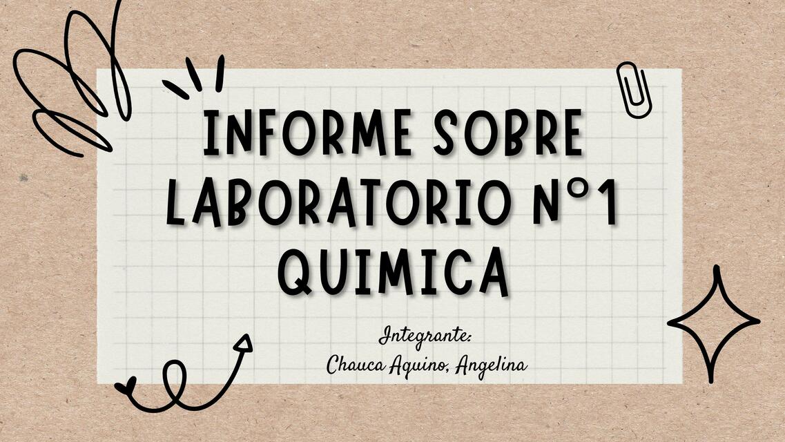 QUIMICA LABORATORIO