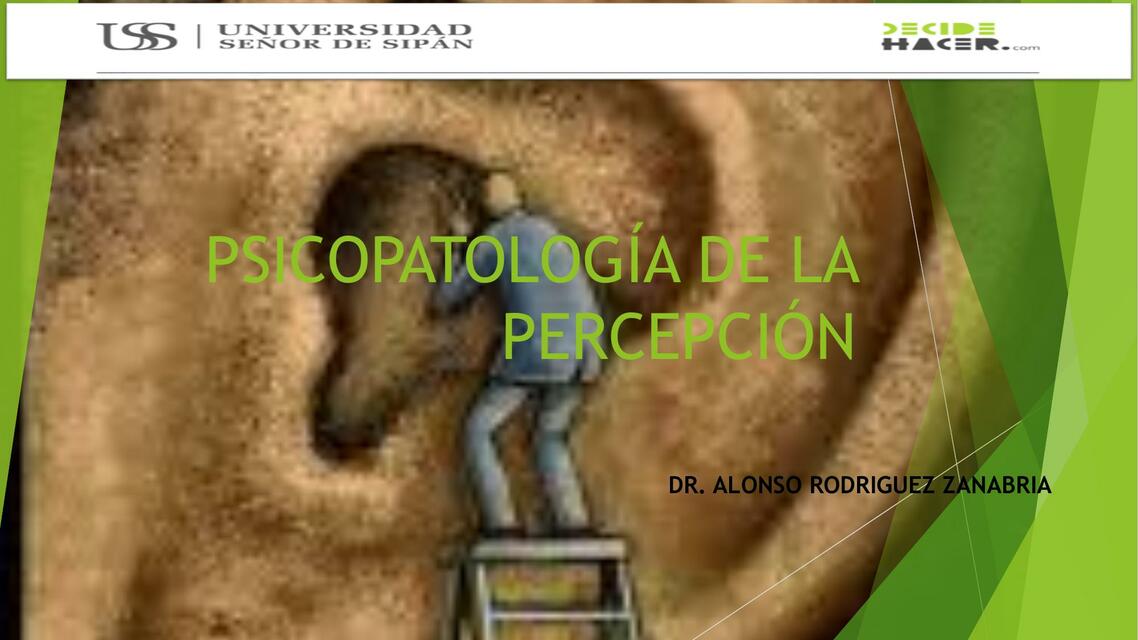 Psicopatología de la Percepción 