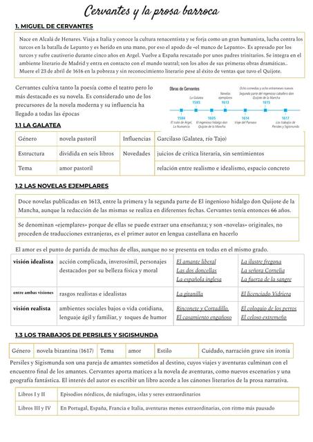 Tema 13 Cervantes y la poesía barroca