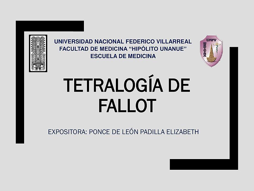 Tetralogía de Fallot (Cardiopatía congénita)