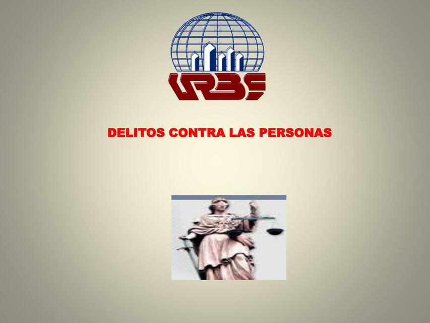 Delitos contra las Personas 