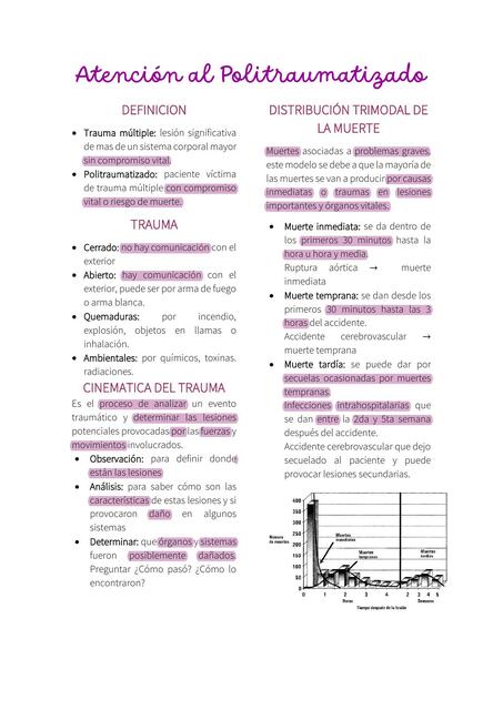 Atención al Politraumatizado