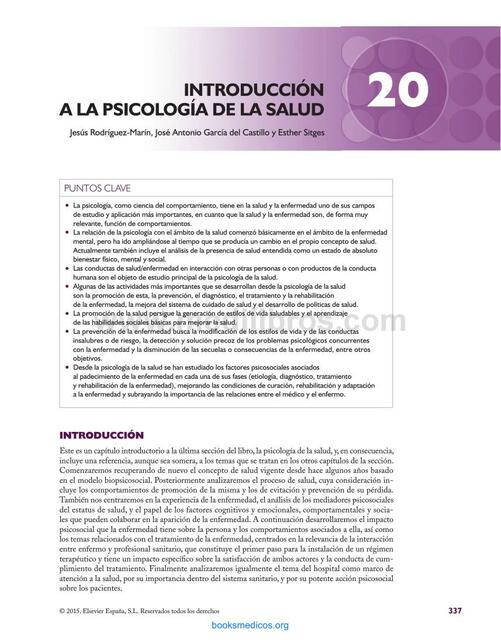  Introduccion a la Psicología de la salud 