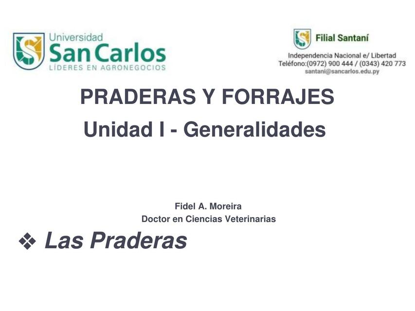 Praderas y Forrajes 