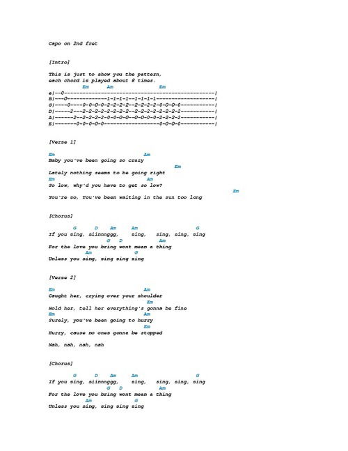 Capo On 2nd Fret Anon uDocz