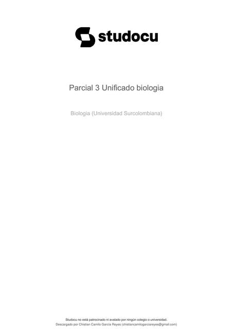 Parcial 3 unificado biología 