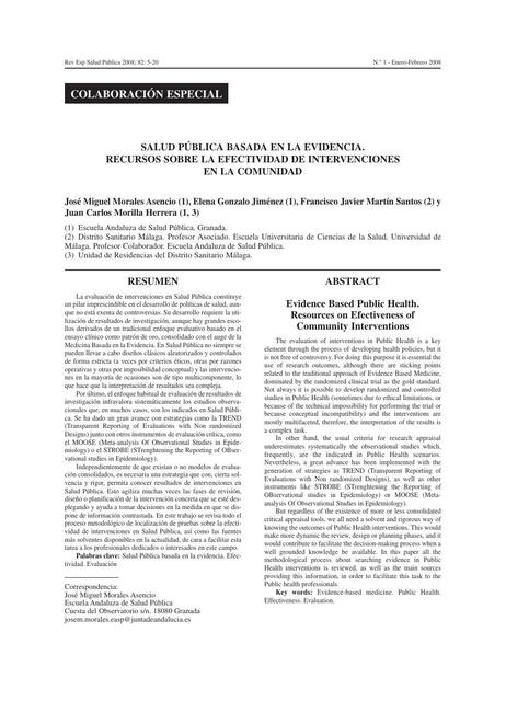 Sesión 11 Salud Pública Basada en la Evidencia