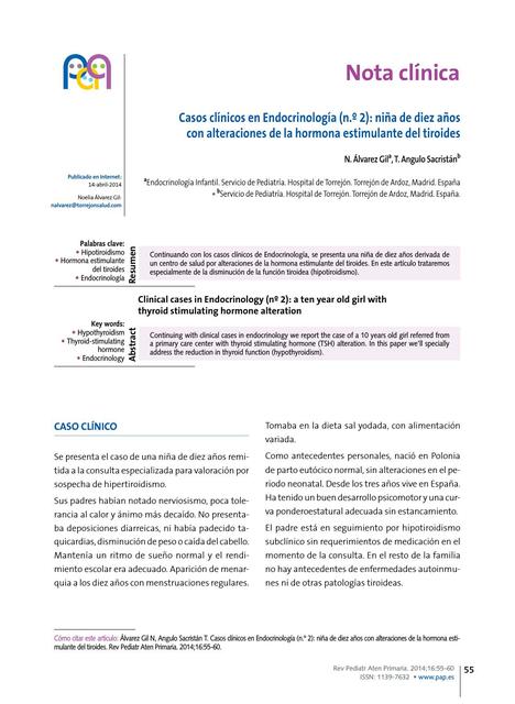 Casos clínicos en Endocrinología