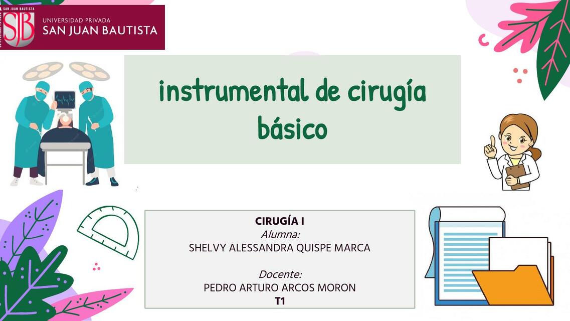 Instrumental basico cirugia menor