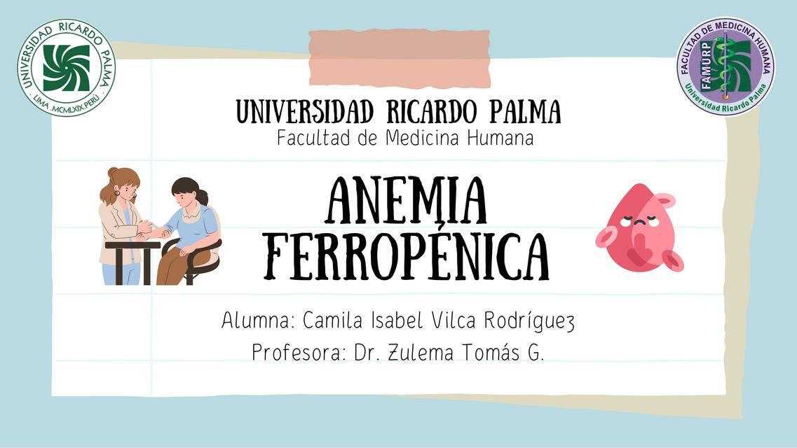 Anemia ferropénica