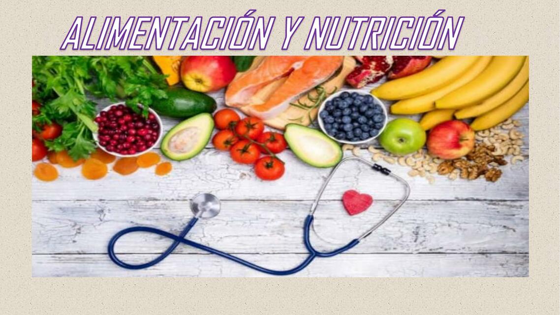 Alimentación y Nutrición 