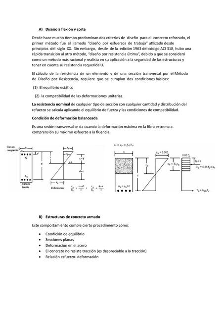 Diseño a Flexión y Corte