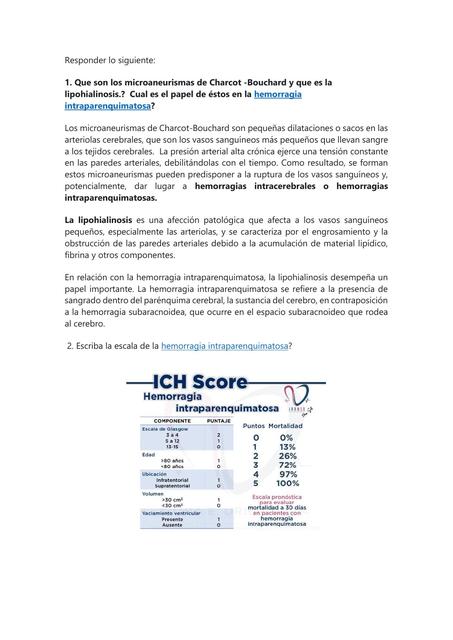 Microaneurismas de Charcot