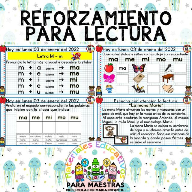 Reforzamiento para Lectura 