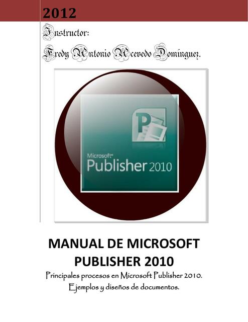 Manual Microsoft Publisher 2010