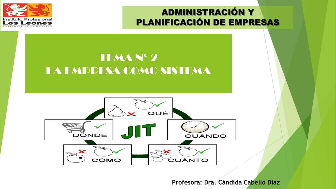 Clase  N 10 La Empresa  Como  Un Sistema 