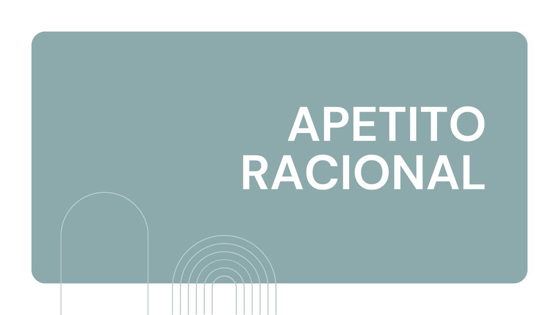 Apetito racional