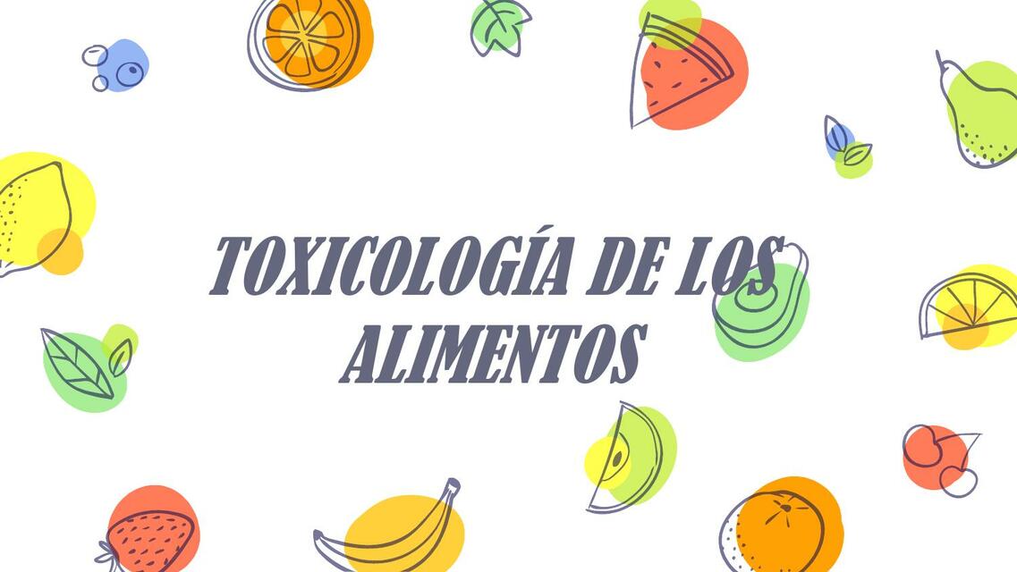 toxicologia de alimentos