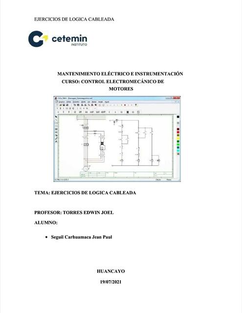 Ejercicios de Lógica Cableada 