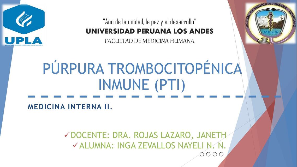 PTI-púrpura trombocitopénica inmune