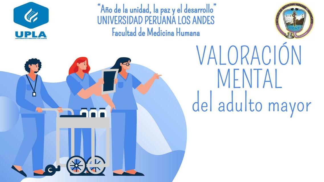 Valoracion mental del adulto mayor