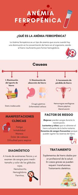 Anemia Ferropénica Infografia