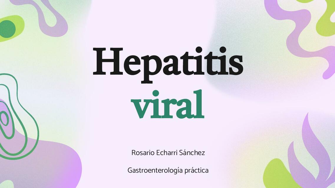 Hepatitis viral