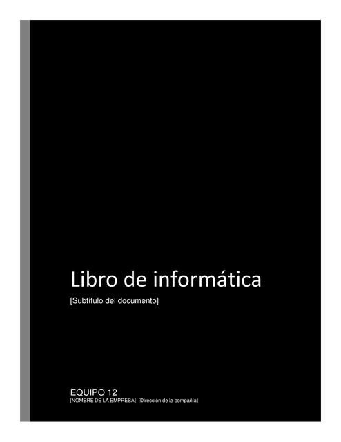 Libro de informática