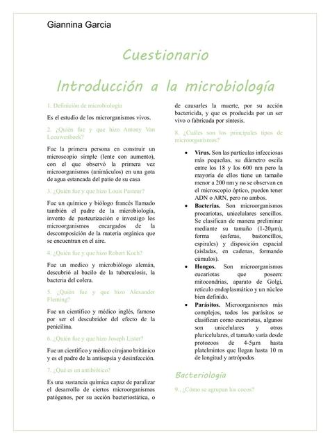 Introducción a la Microbiología