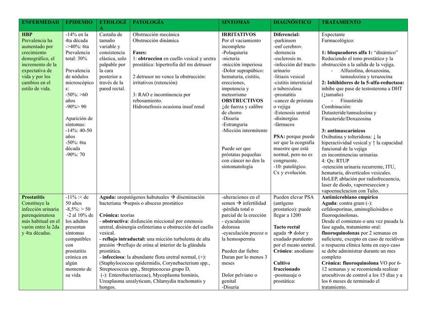 Patologías del Aparato Masculino 