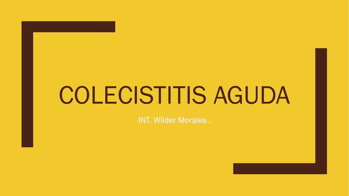 Colecistitis aguda