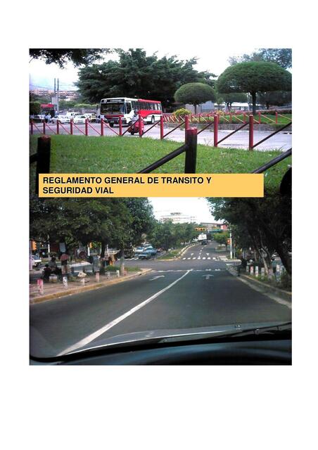 Reglamento General de Tránsito y Seguridad Vial 