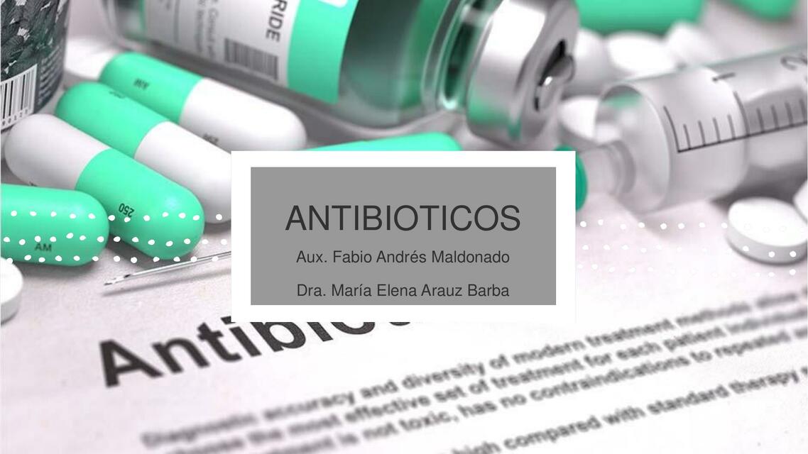 Antibióticos