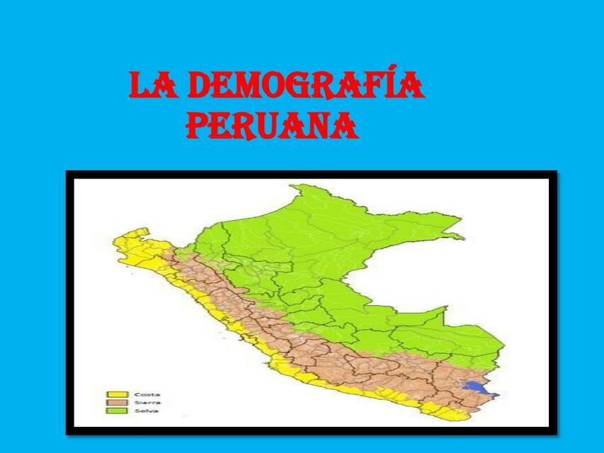 Demografía peruana