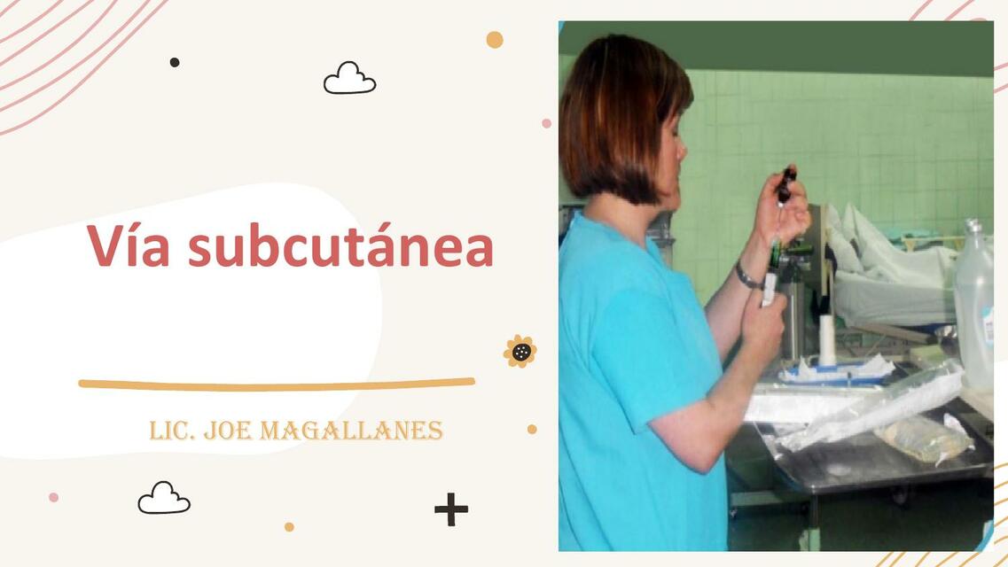 vía subcutánea exposición