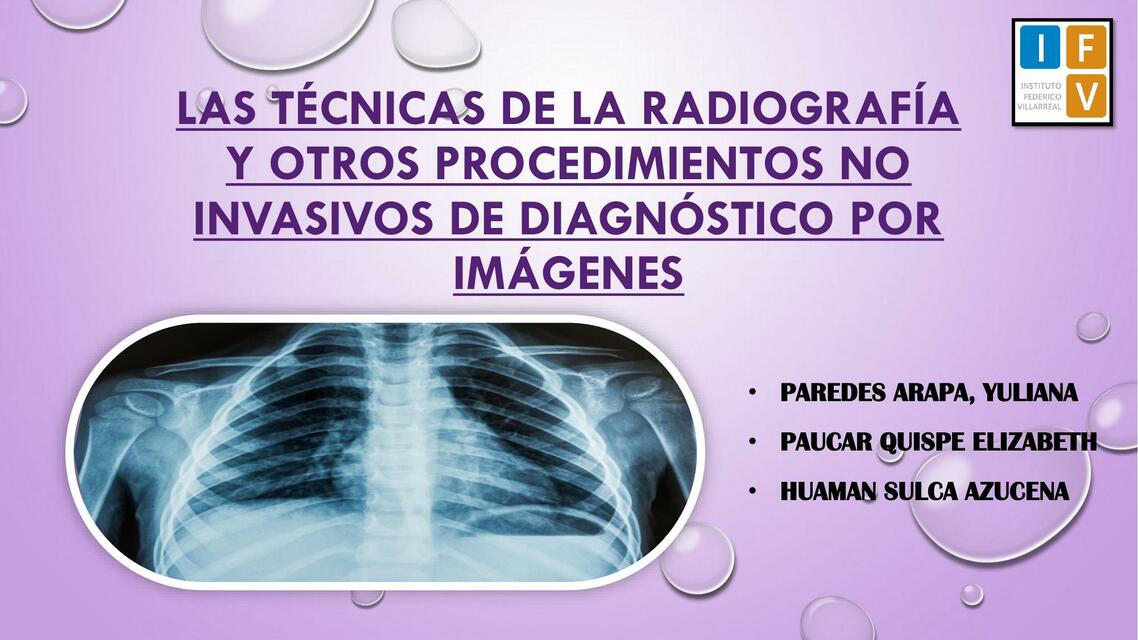 Técnicas de la radiografía y otros